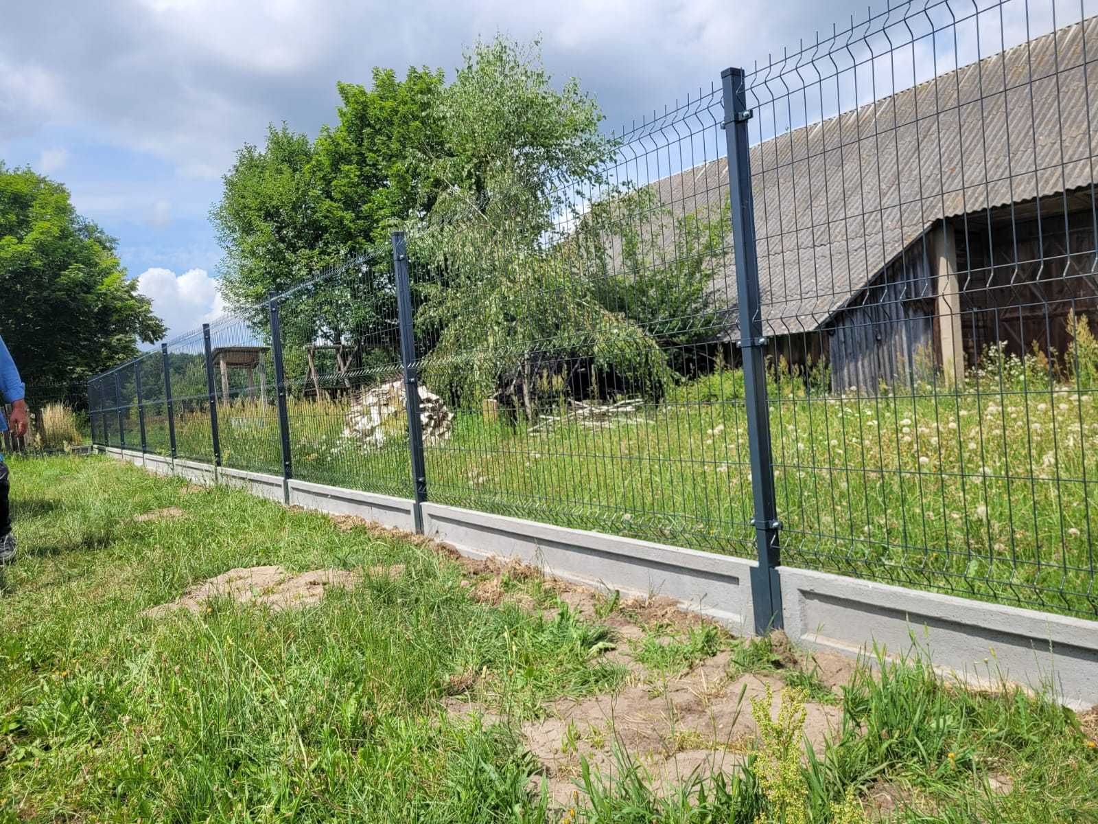 Panel ogrodzeniowy , ogrodzenie z paneli, słupki 60*40