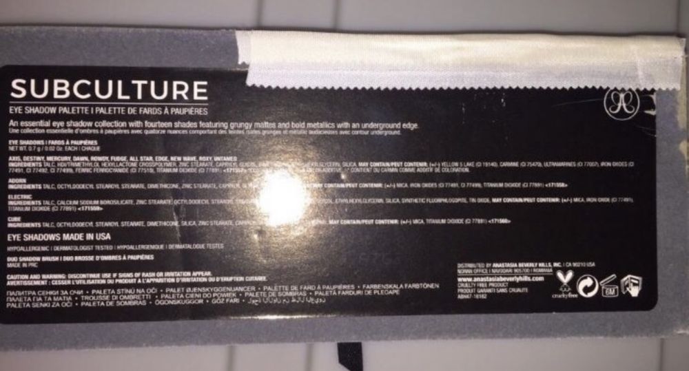 Subculture Anastasia Beverly Hills Modern Renaissance e paleta iluminadores
