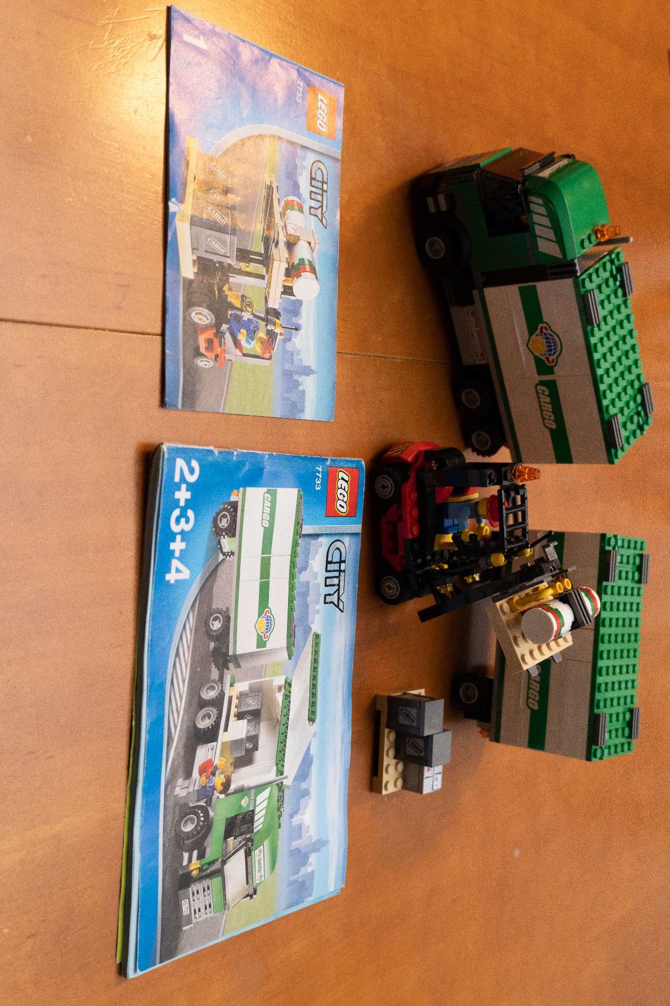 LEGO 7733 Ciężarówka i wózek widłowy