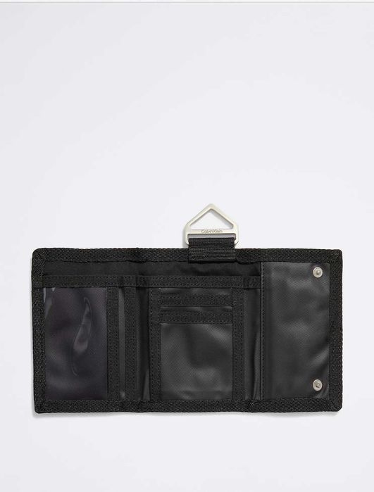 Новый кошелек calvin klein ( ck utility snap wallet blk) с америки