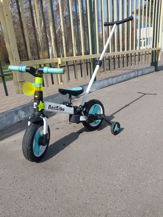 Продам біговел-велосипед з батьківською ручкою