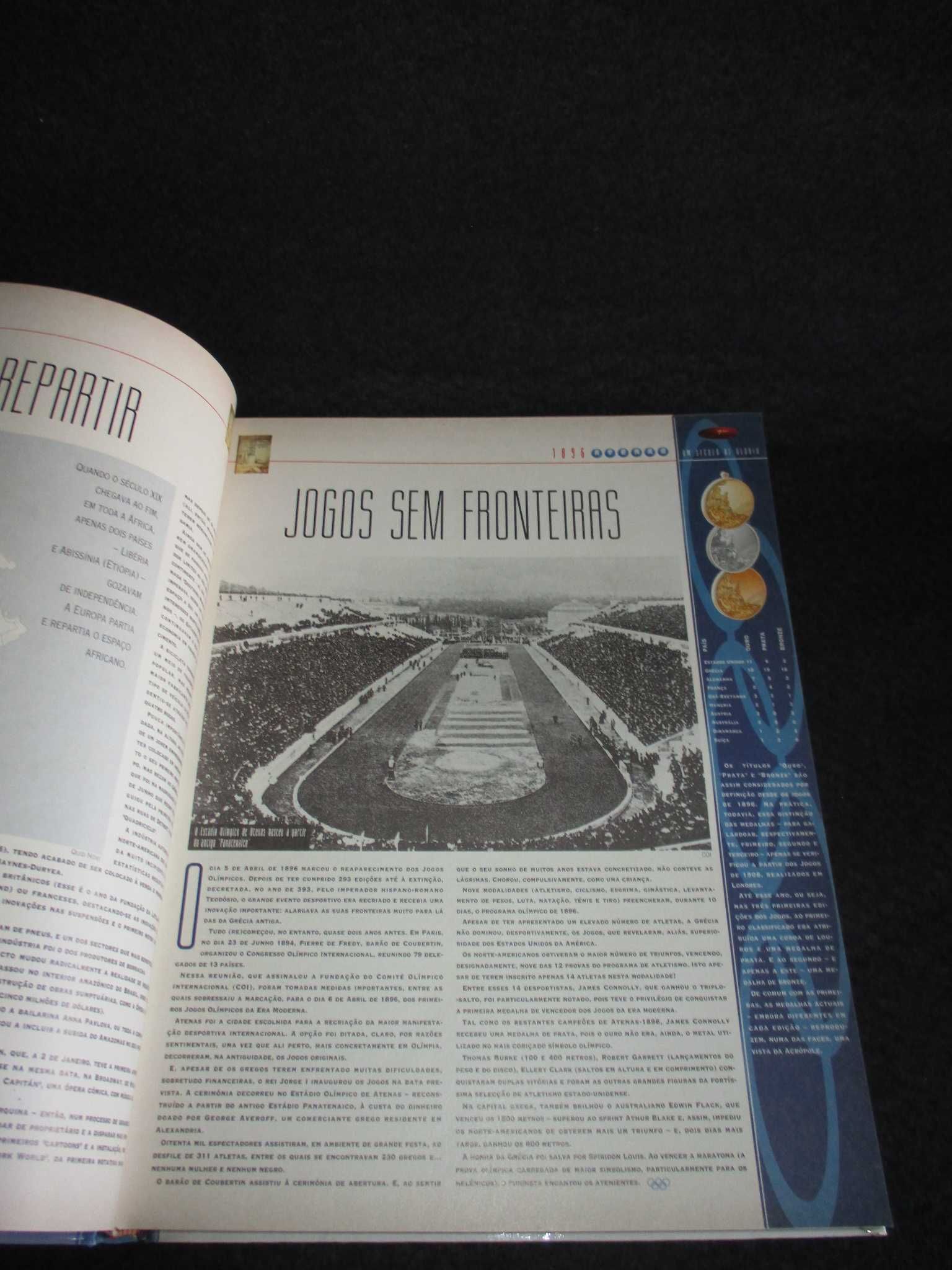 Livro Jogos Olímpicos Um Século de Glória Atenas 1896 a 1996 Atlanta