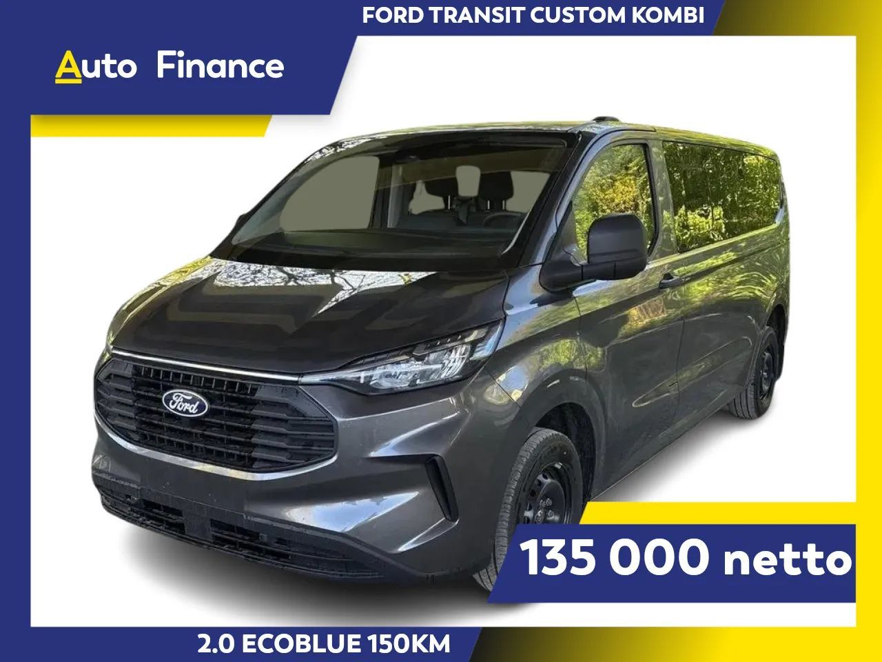 Ford Transit Custom L2 136 KM FWD Trend - RP. 2025