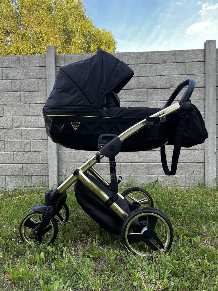 Wózek czarny Junama Diamond S line 3w1