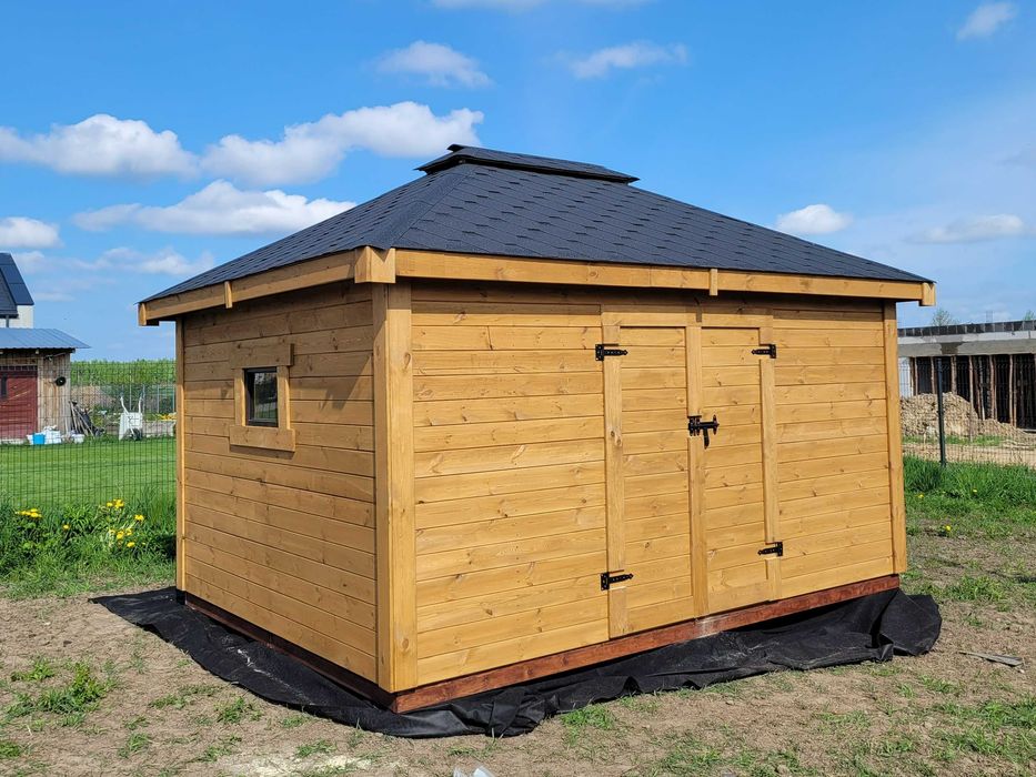 Domek Narzędziowy ALAN 3x3 m Drewutnia Altana Producent DREWNOTRIK.PL