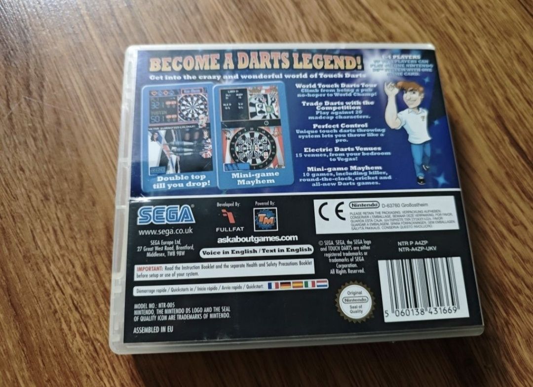 Touch darts Nintendo ds/dsi