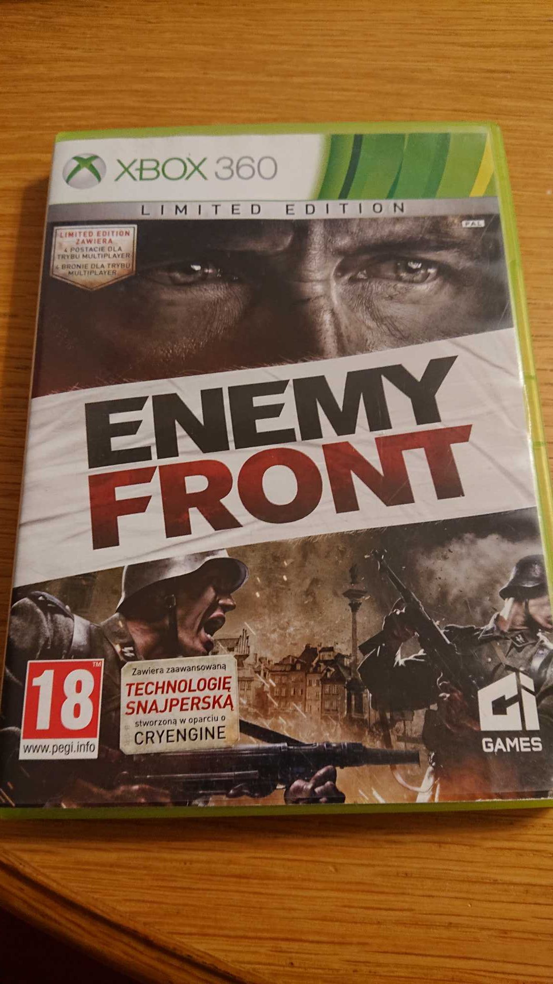 Enemy Front Xbox 360