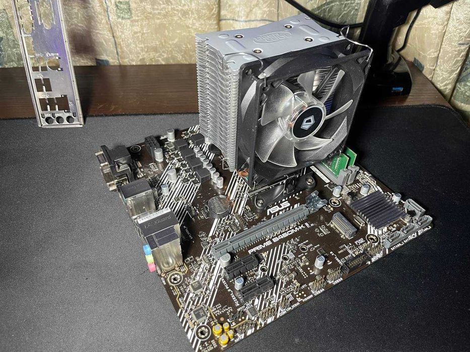 Комплект AM4 Ryzen 3 2200g, Asus B450M-K II, 8gb ddr4 2666MHZ, Башня