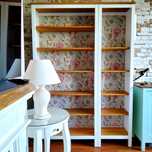 Regal ikea szafa hemnes drewno leksvik polka