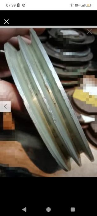 Szajba/ koło pasowe aluminiowe na 2 paski