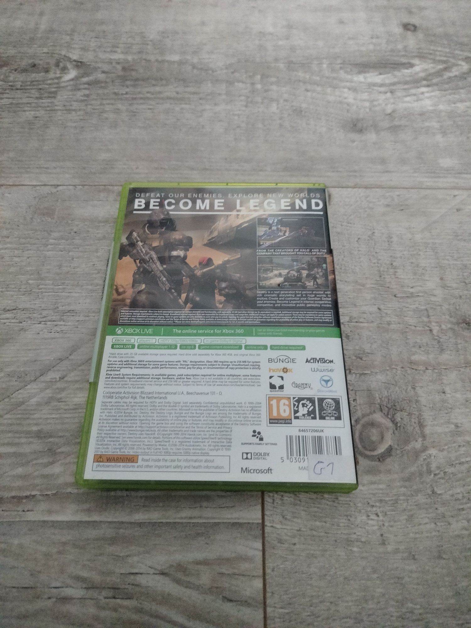 Gra destiny Xbox 360
