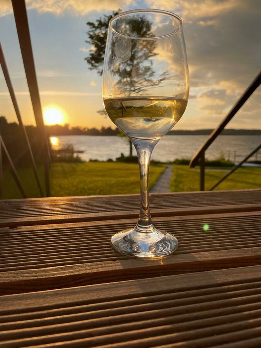 Mazury domek całoroczny nad jeziorem Dorotowo Majdy własna plaża molo