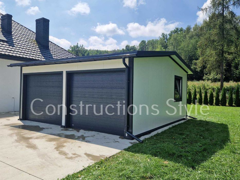 PRODUCENT! Garaż ocieplany z płyty warstwowej kontener pawilon blaszak