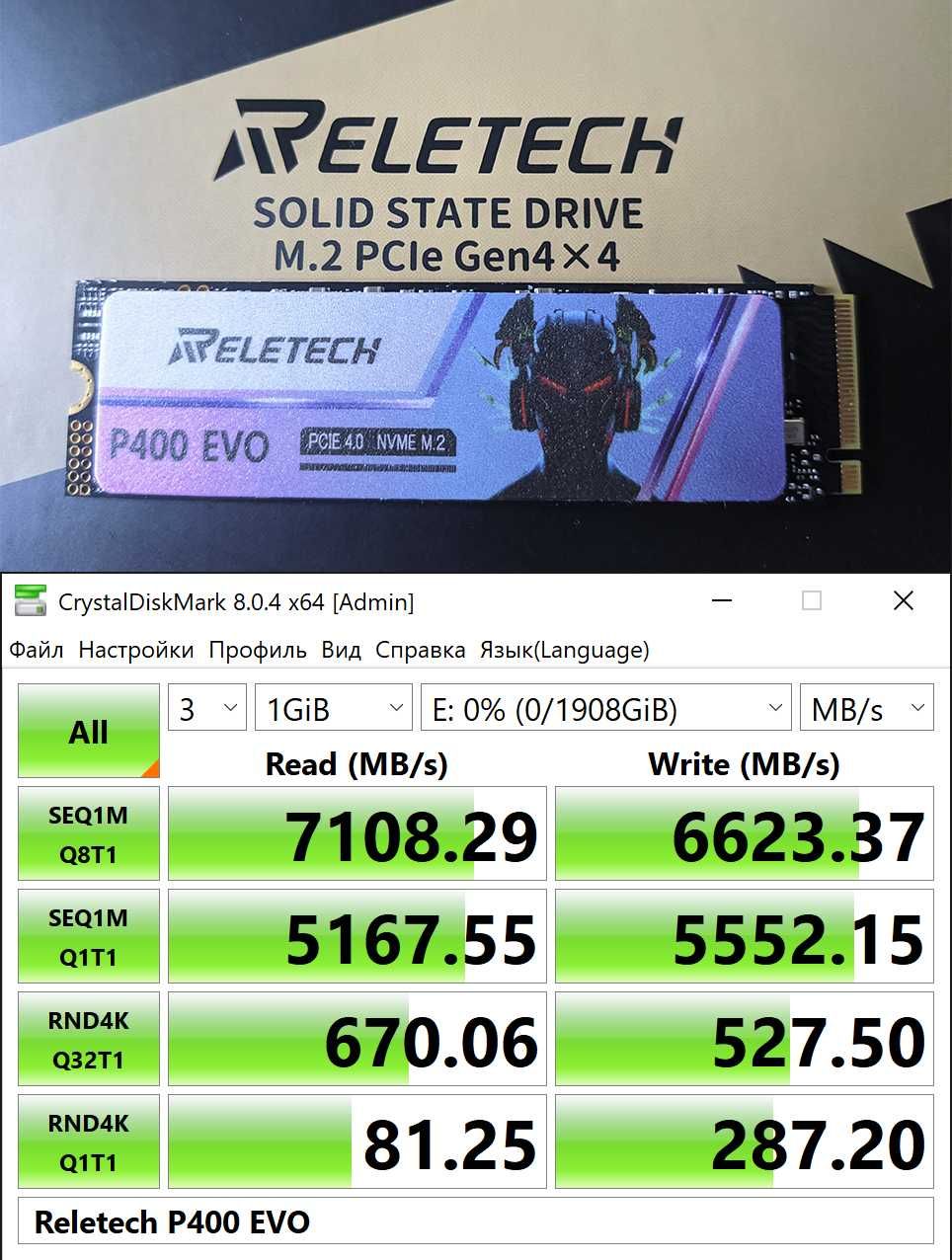 SSD M2 NVME Fanxiang Kingbank Reletech XrayDisk 512Gb 1Tb 2Tb (Нові)