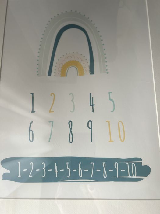 Ramka Ribba Ikea  3szt z plakatem dla dzieci