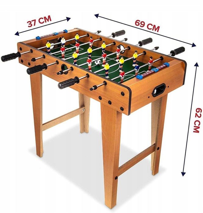 Stół do piłkarzyków PIŁKARZYKI na nogach 69x62x37 CM