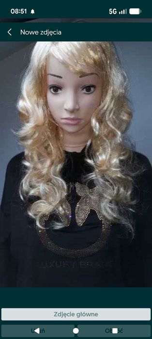 Manekin głowa damska