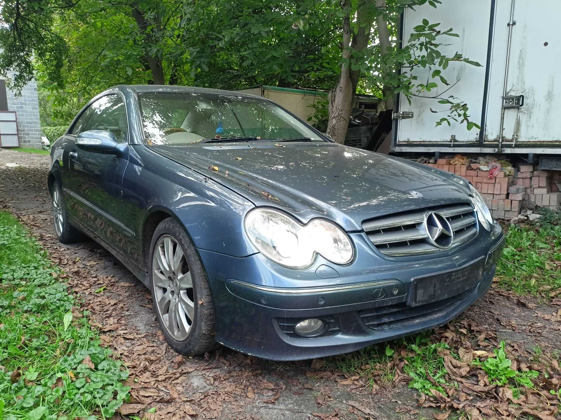 Mercedes w209 CLK 320 cdi lak c357 silnik om642 skrzynia 7g skóra