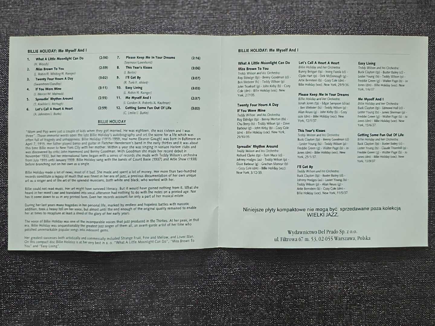 Wielki Jazz. Kolekcja 22 szt. CD.