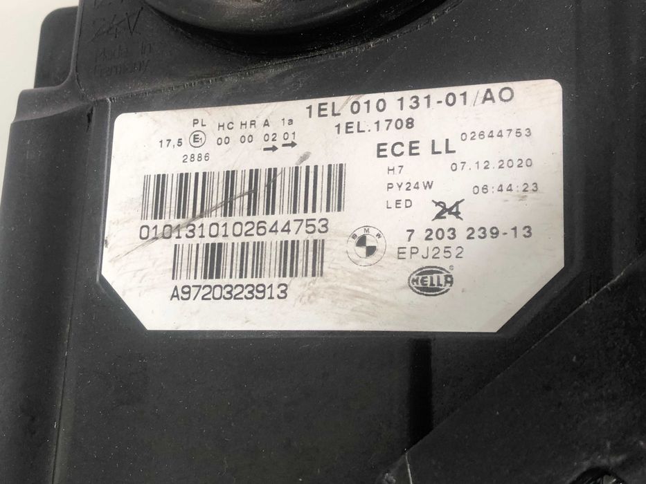 Фара BMW F10 Галоген 7203239