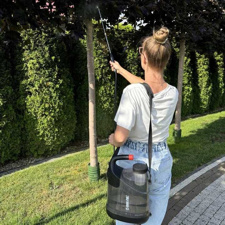Opryskiwacz ciśnieniowy akumulatorowy ręczny elektryczny 5l MarPol
