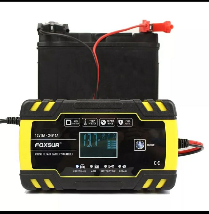 Автомобильное зарядное устройство FOXSUR 12V8A/24V4A