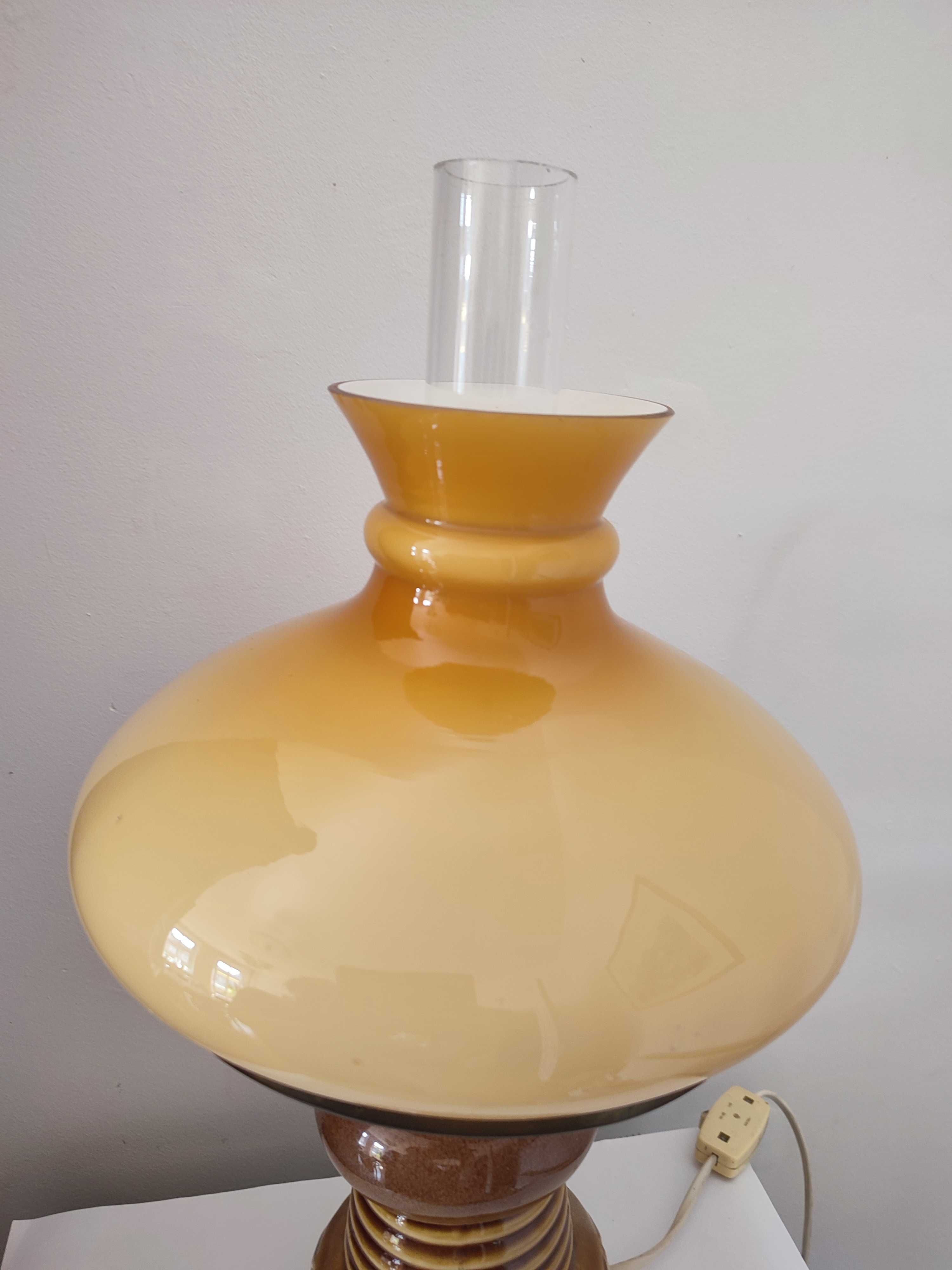Lampa stołowa PRL Polam Wrocław