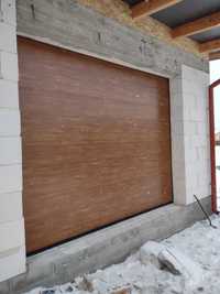 Brama garażowa ocieplana ZŁOTY DĄB 2750x2125