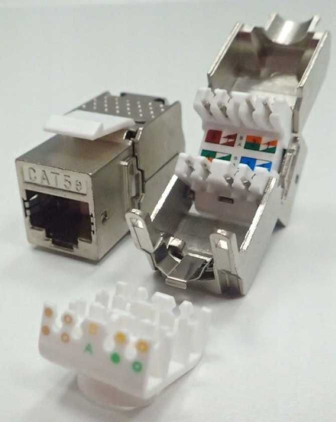 Moduł BKT RJ45 kat.5e, Ekranowany, Keystone, Beznarzędziowy 10Szt.-60%