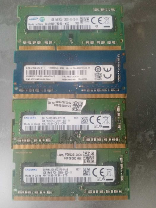 Memorias para Portatil DDR4