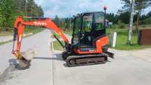 Minikoparka Kubota KX027-4, 2020rok