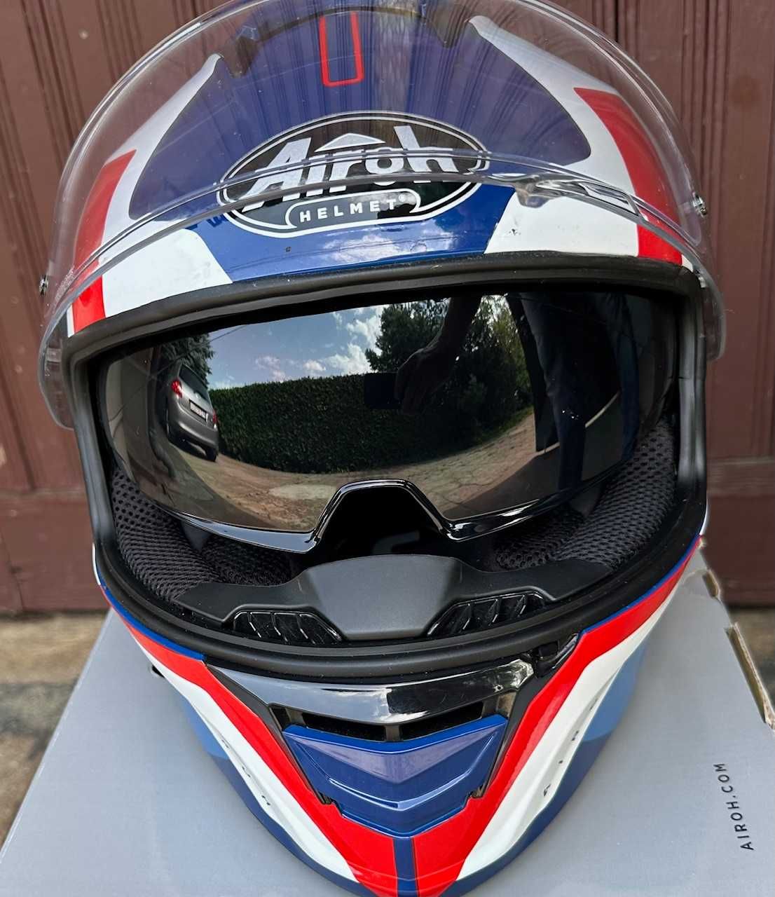 Kask Airoh Spark Shogun Blue/Red Gloss rozmiar L