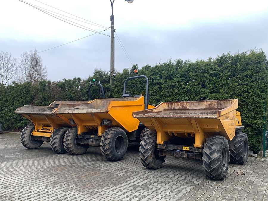 Wynajem wozidła wozidło budowlane 6 ton do 9 ton Benford Terex Mecalac
