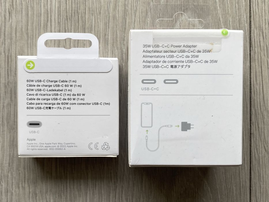 Ładowarka Apple 35W 2x USB-C + Kabel Iphone 15 16 Pro MacBook