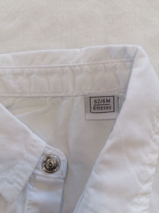 Camisa de Manga Curta de Bebé Menino