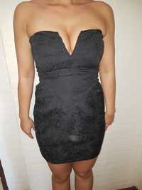 wysyłka 1 zł ## R36 czarna seksi sukienka