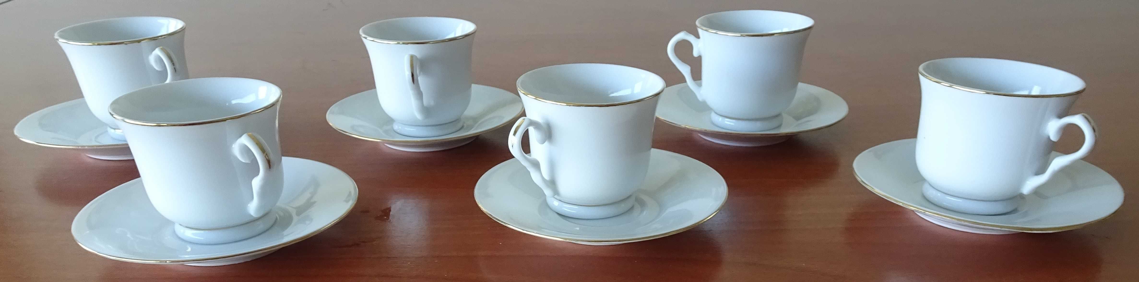 Conjunto Chávenas de Porcelana (Novo Ainda Com a Embalagem de Origem)