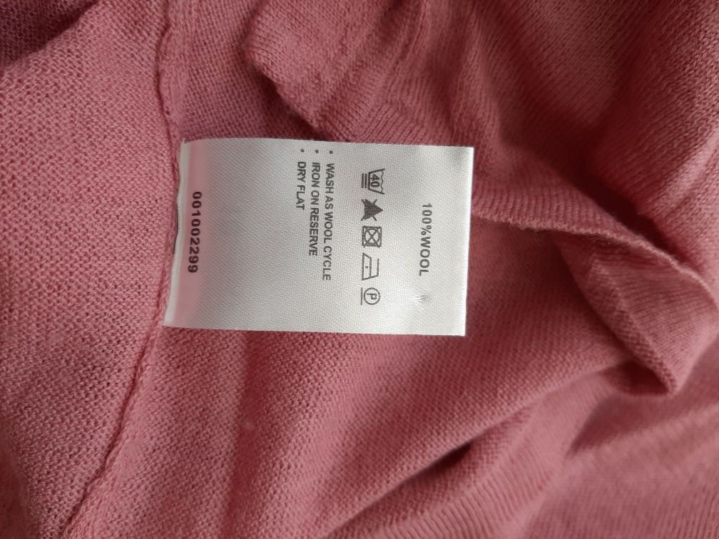 Wełniany sweter różowy, s mint velvet