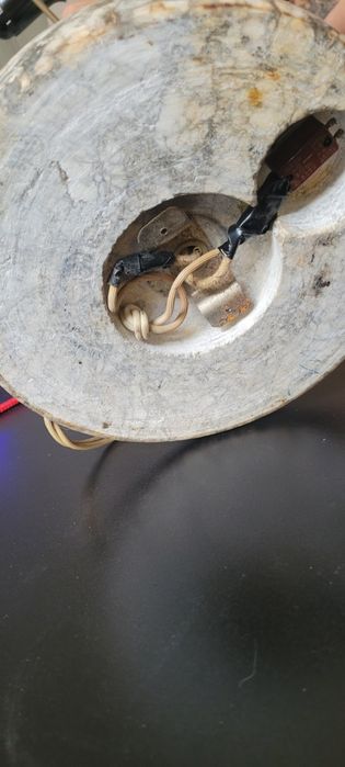 Лампа мармурова настільна, кабінетна 20 століття