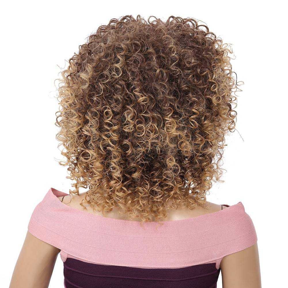 Peruka blond ombre afro loki. Naturalny wygląd!