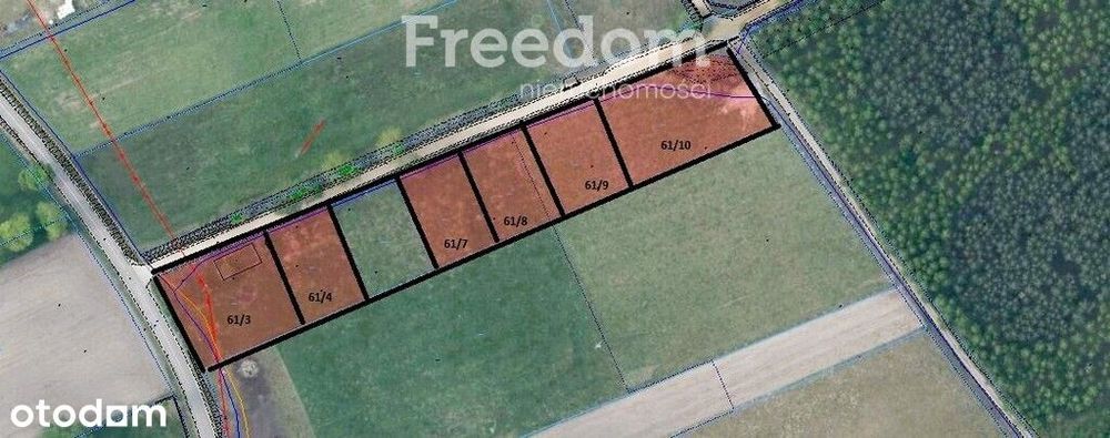 Działka budowlana Głuch