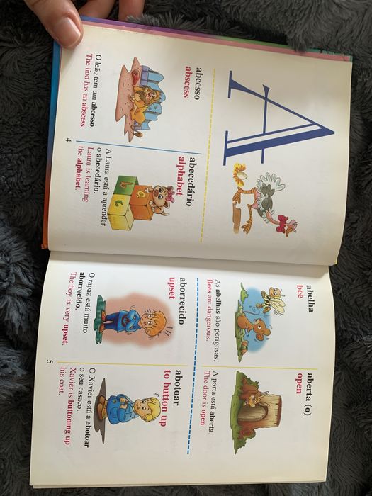 Dicionário português-inglês infantil ilustrado