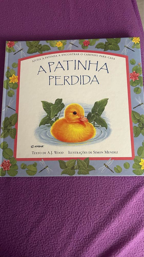 A patinha perdida, livro com relevo