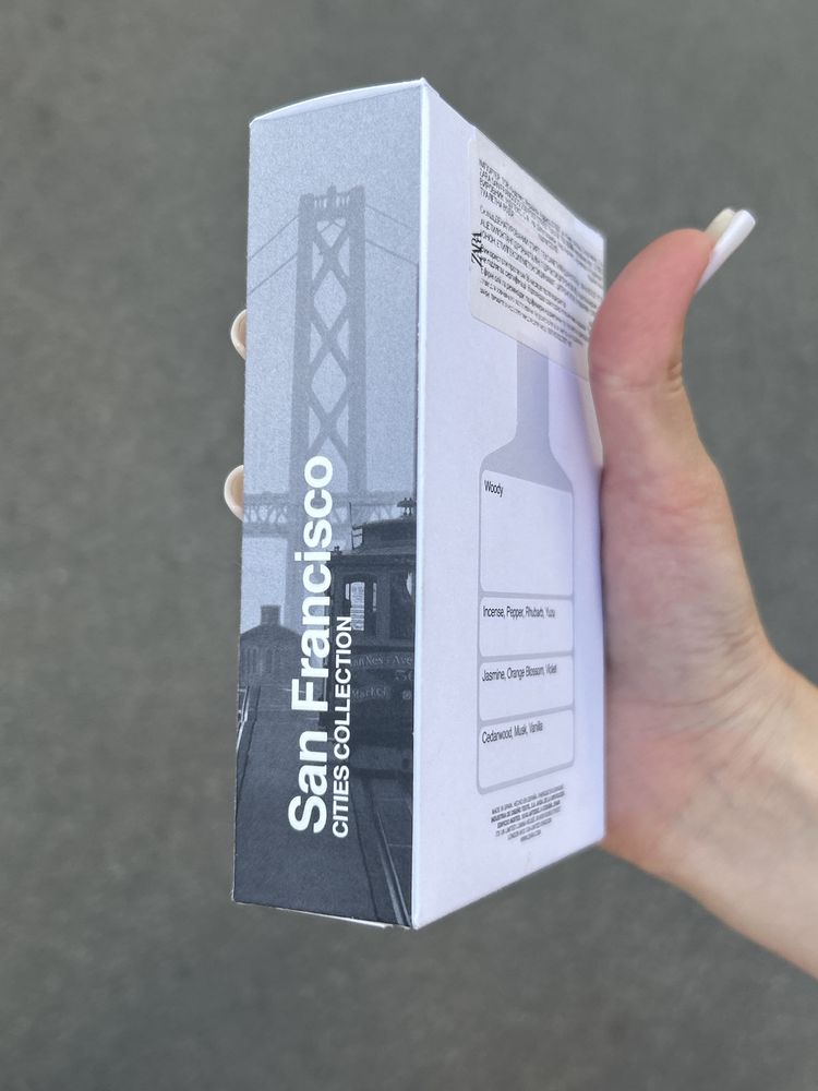 Парфуми ZARA нові, не відкриті колекці cities collection San Francisco