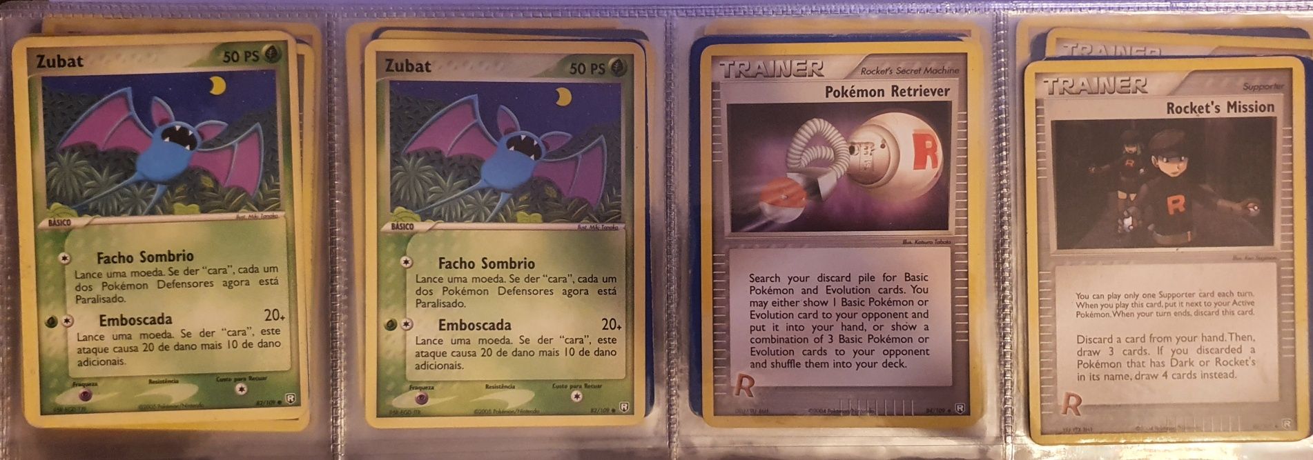 Cartas Pokemon EX Team Rocket / Esmerald