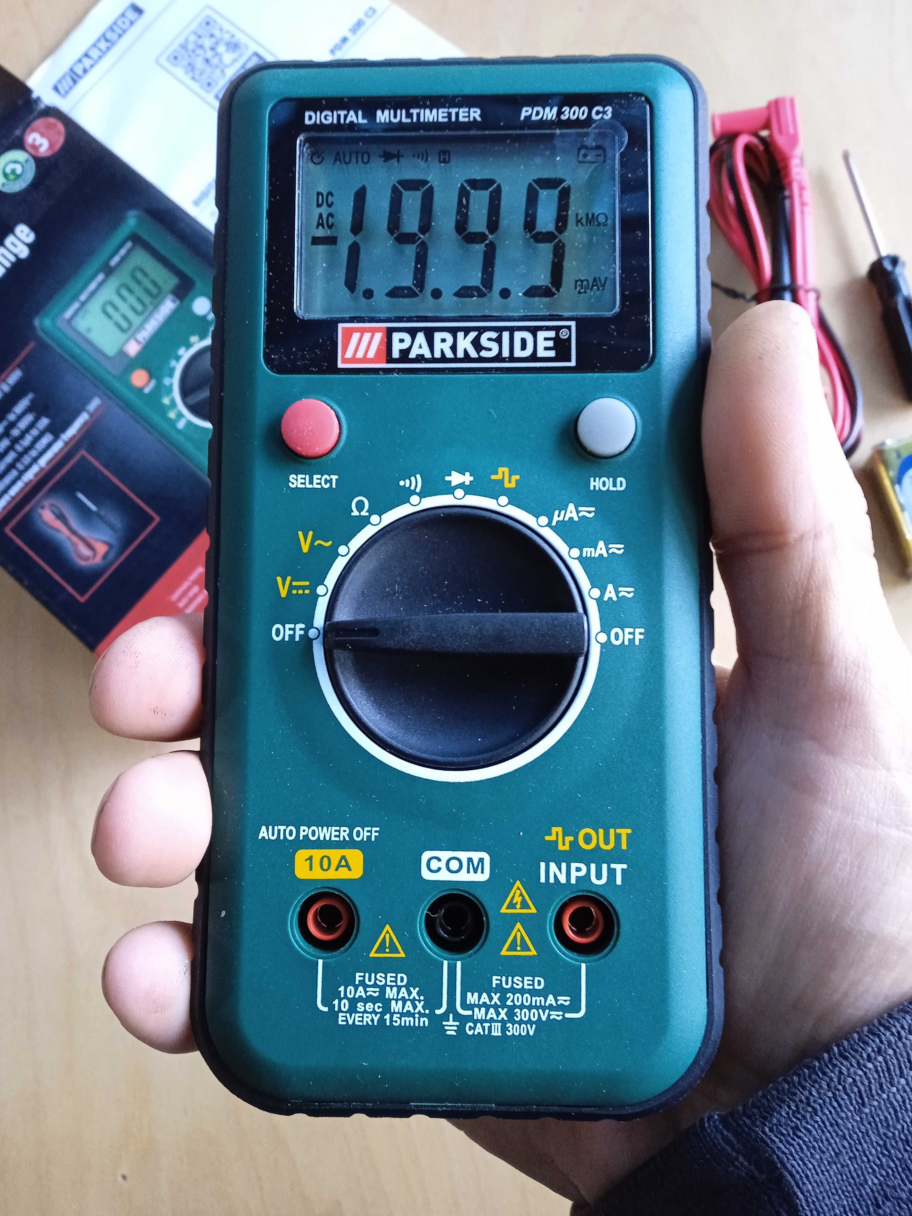 Мультиметр/тестер PARKSIDE® Німеччина PDM 300 C3