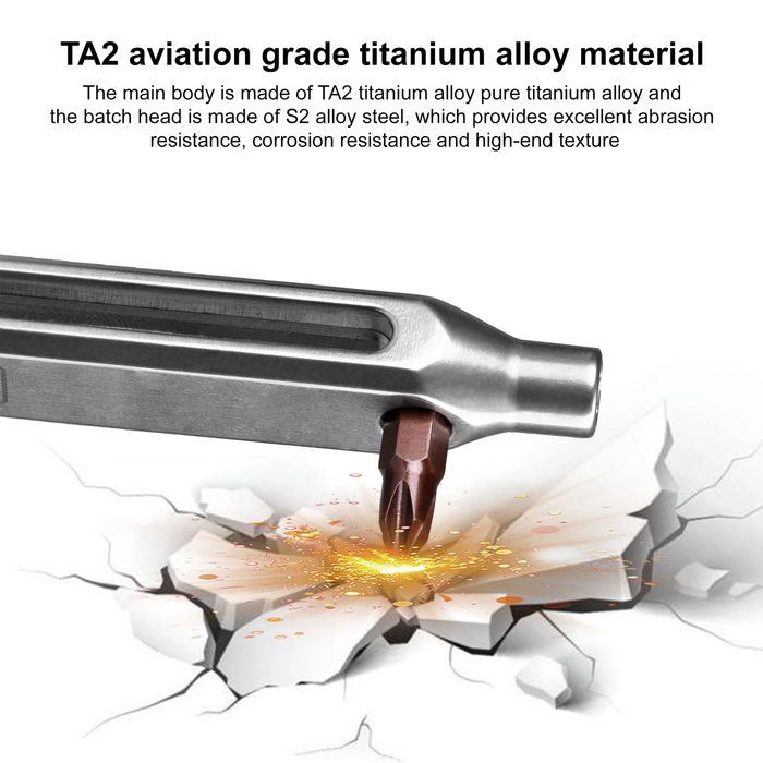 EDC ‼️ Титанова викрутка з бітками