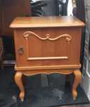 Drewniane szafeczki nocne vintage, Louis XVI