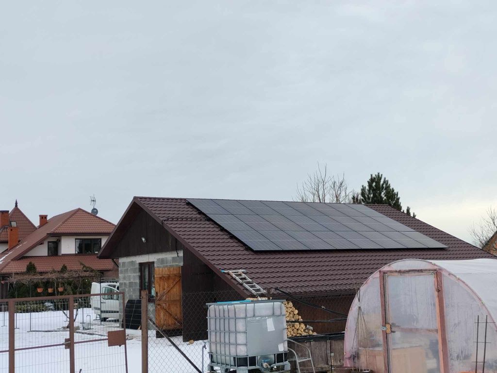 Instalacja fotowolticzna 10kw z magazynem energii 15kw