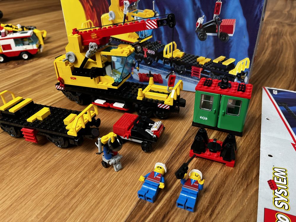 Lego 4552 Cargo Crane Train 9V System + pudelko